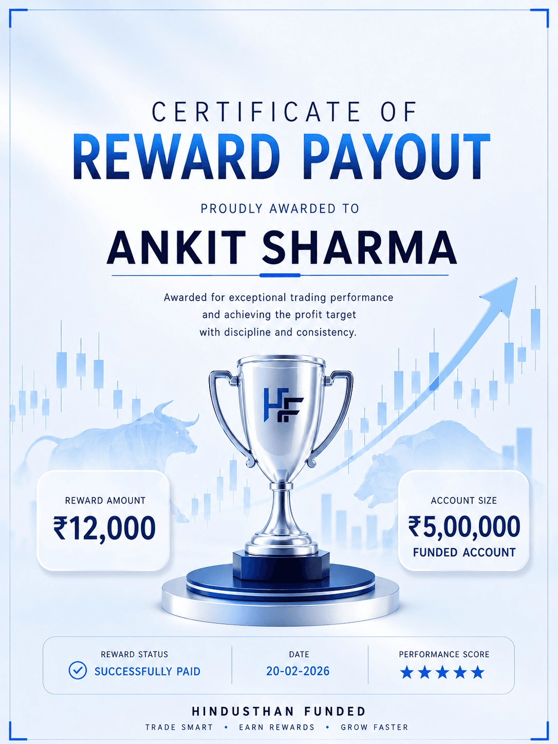 Hindustan Funded Reward Certification 9
